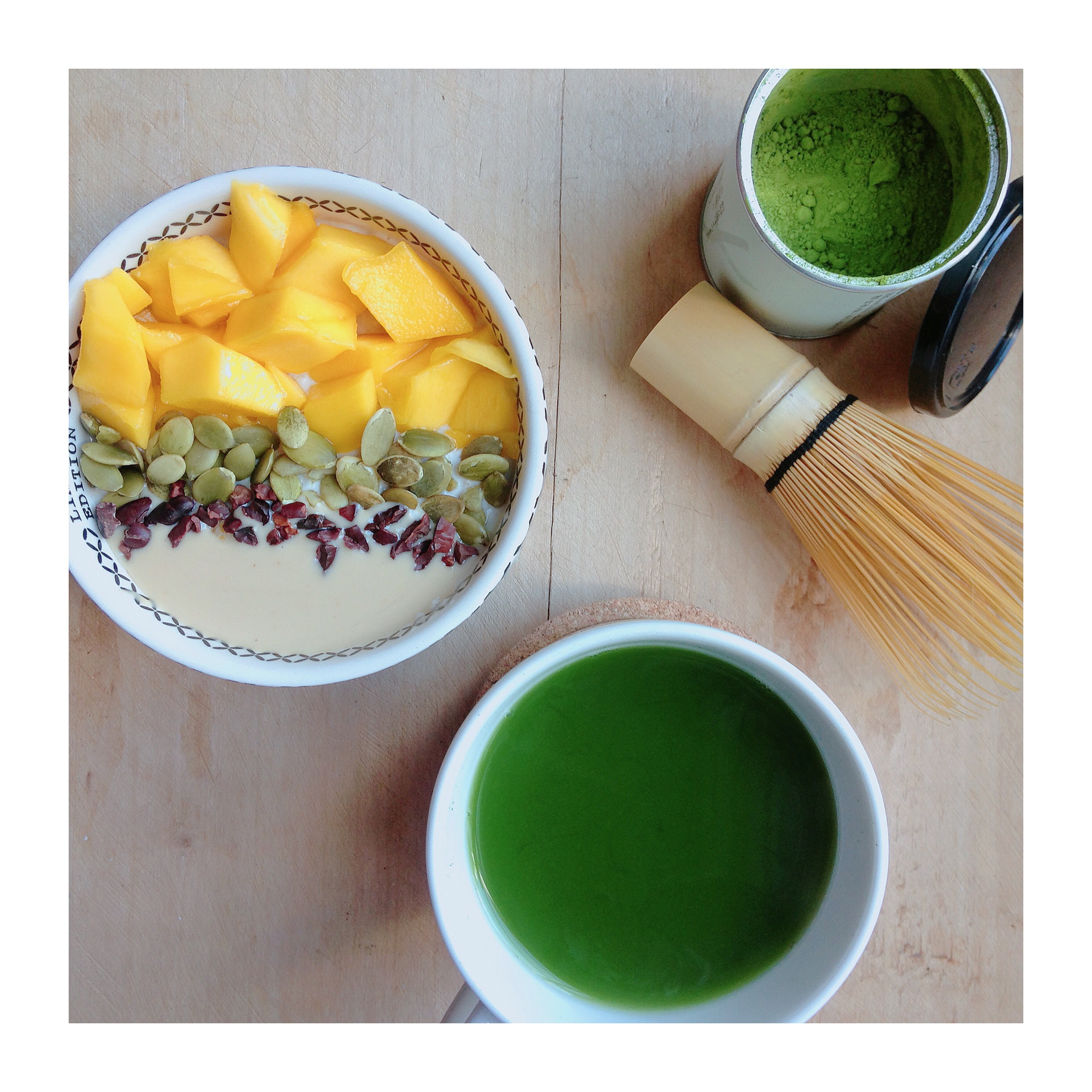 Photo de l‘article Porridge mangue et pomme